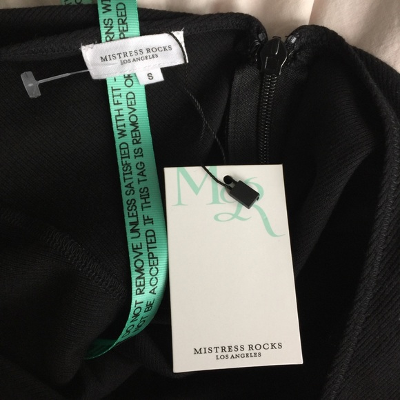 Mistress Rocks Los Angeles Fitted Rib Mini Dress - Picture 5 of 12